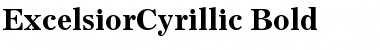ExcelsiorCyrillic Bold Font