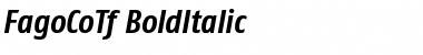 FagoCoTf-BoldItalic Bold Italic Font