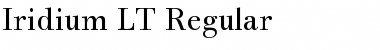 Iridium LT Regular Regular Font