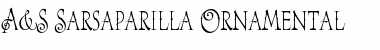 A&S Sarsaparilla Ornamental Font