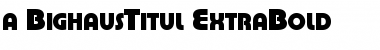 a_BighausTitul ExtraBold Font